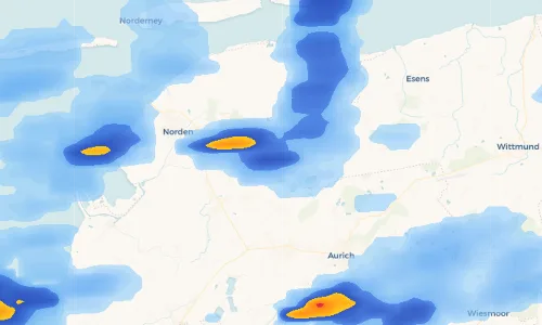 Regenradar Vorschaubild - Aktuelle Niederschläge in Ostermoordorf und Umgebung
