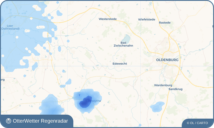 OtterWetter Regenradar-Widget Osterscheps