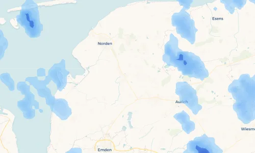 Regenradar Vorschaubild - Aktuelle Niederschläge in Osterupgant und Umgebung