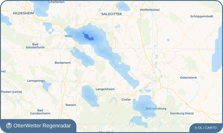 OtterWetter Regenradar-Widget Ostharingen