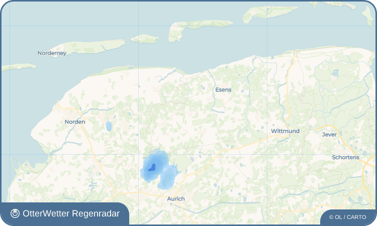OtterWetter Regenradar-Widget Ostochtersum