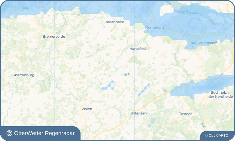 OtterWetter Regenradar-Widget Ottendorf