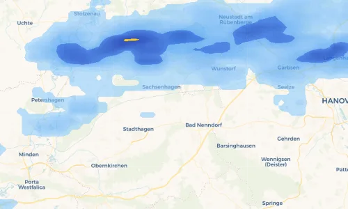 Regenradar Vorschaubild - Aktuelle Niederschläge in Ottensen und Umgebung