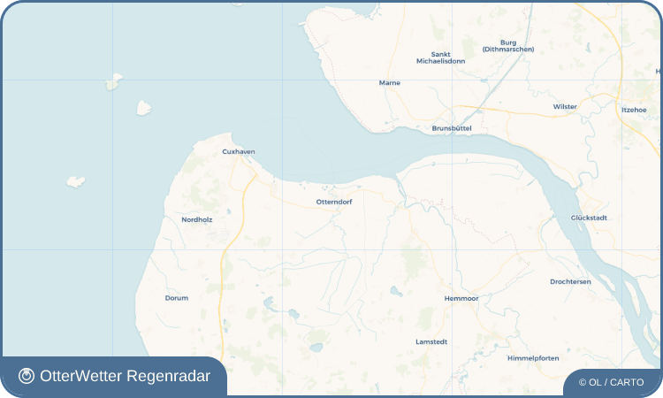 Widget-Vorschau für Otterndorf Wetter-Widget-Vorschau mit Vorhersagedaten für Otterndorf