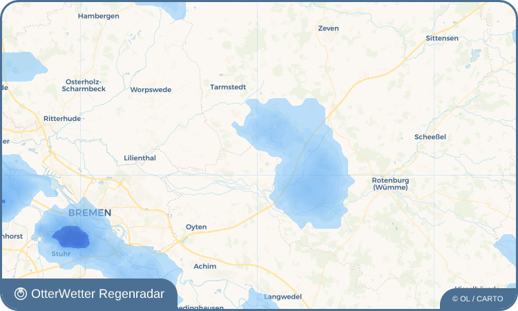 OtterWetter Regenradar-Widget Otterstedt