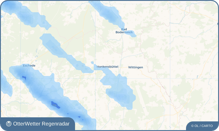 OtterWetter Regenradar-Widget Otterzentrum Hankensbüttel