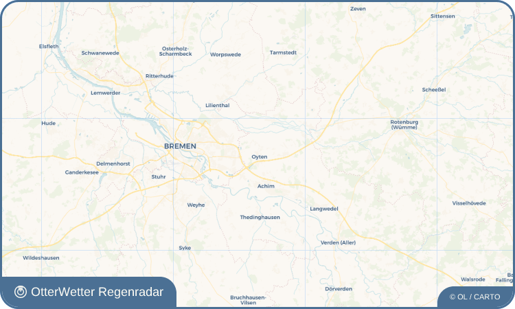 Widget-Vorschau für Oyten Wetter-Widget-Vorschau mit Vorhersagedaten für Oyten