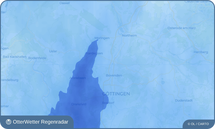 OtterWetter Regenradar-Widget Parensen