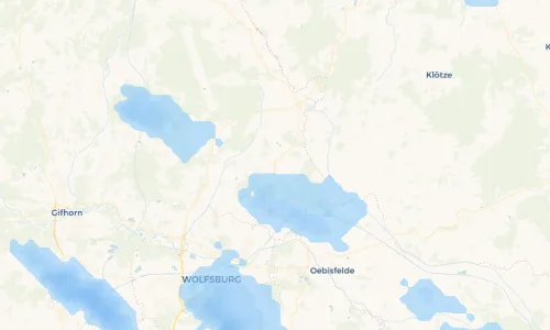 Regenradar Vorschaubild - Aktuelle Niederschläge in Parsau und Umgebung