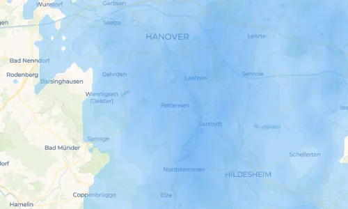 Regenradar Vorschaubild - Aktuelle Niederschläge in Pattensen und Umgebung
