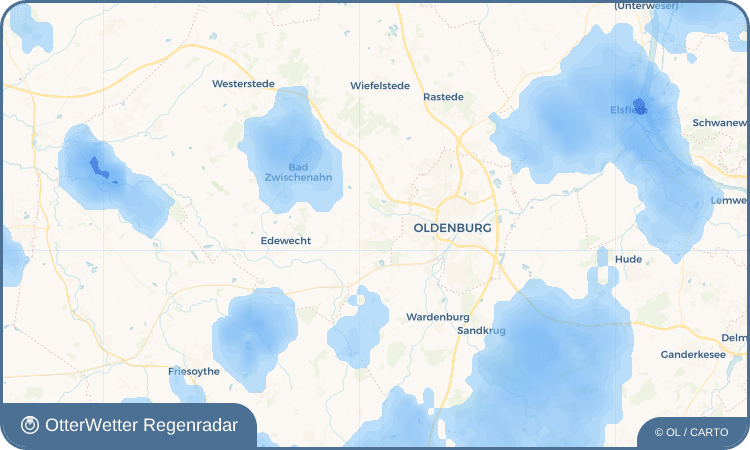 OtterWetter Regenradar-Widget Petersfehn I