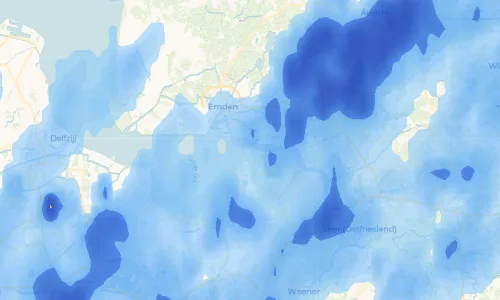 Regenradar-Vorschau: aktuelle Niederschläge in Pogum und Umgebung