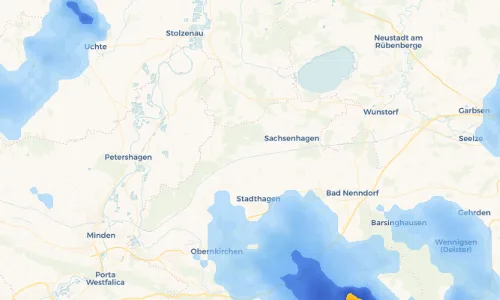Regenradar Vorschaubild - Aktuelle Niederschläge in Pollhagen und Umgebung