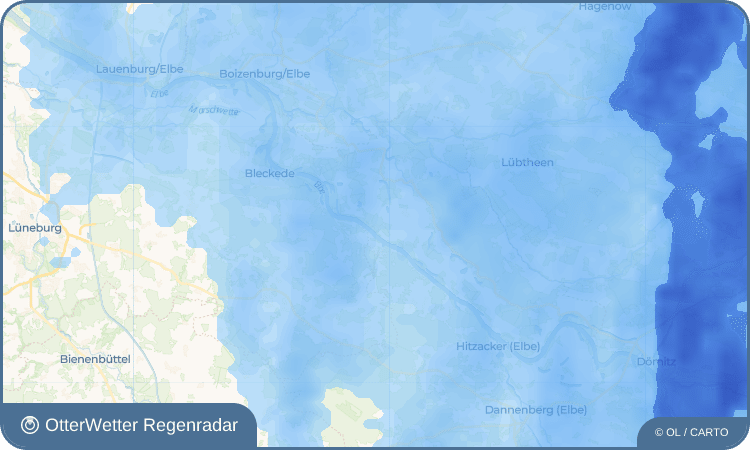 OtterWetter Regenradar-Widget Popelau