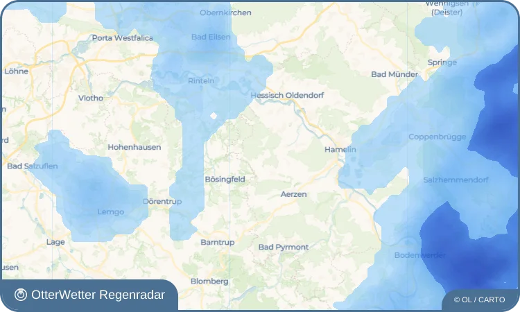 Wetter-Widget-Vorschau mit Vorhersagedaten für Posteholz