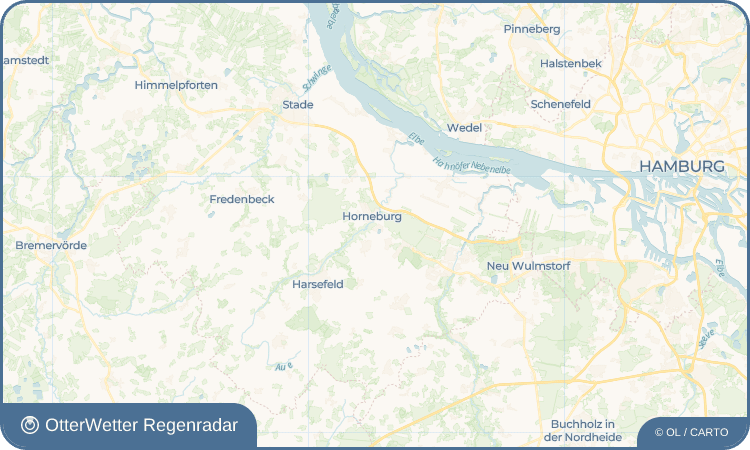 OtterWetter Regenradar-Widget Postmoor