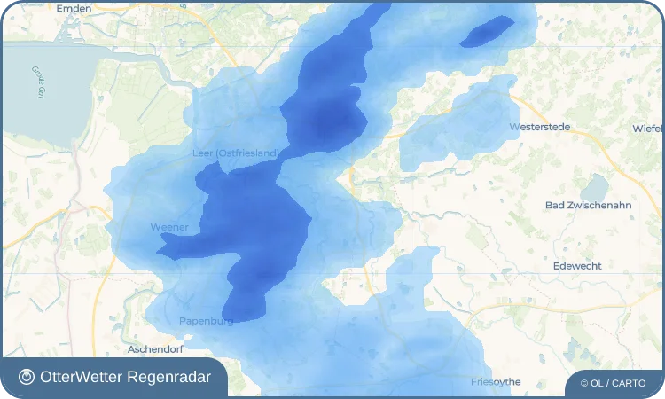 Widget-Vorschau für Potshausen Wetter-Widget-Vorschau mit Vorhersagedaten für Potshausen