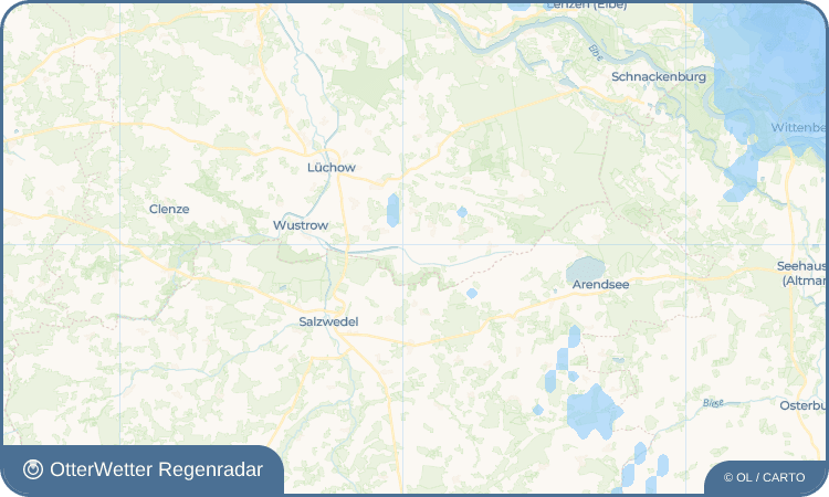 OtterWetter Regenradar-Widget Predöhl