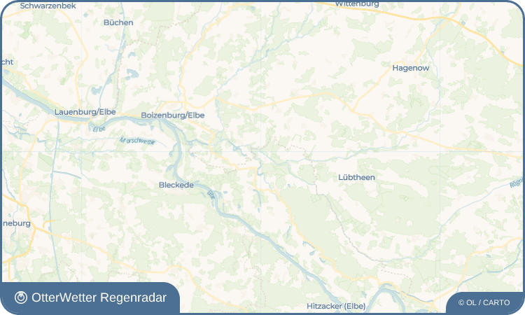 Wetter-Widget-Vorschau mit Vorhersagedaten für Preten