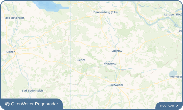 OtterWetter Regenradar-Widget Püggen
