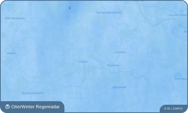 Wetter-Widget-Vorschau mit Vorhersagedaten für Püggen