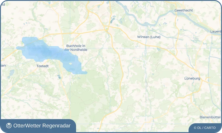 Widget-Vorschau für Quarrendorf Wetter-Widget-Vorschau mit Vorhersagedaten für Quarrendorf