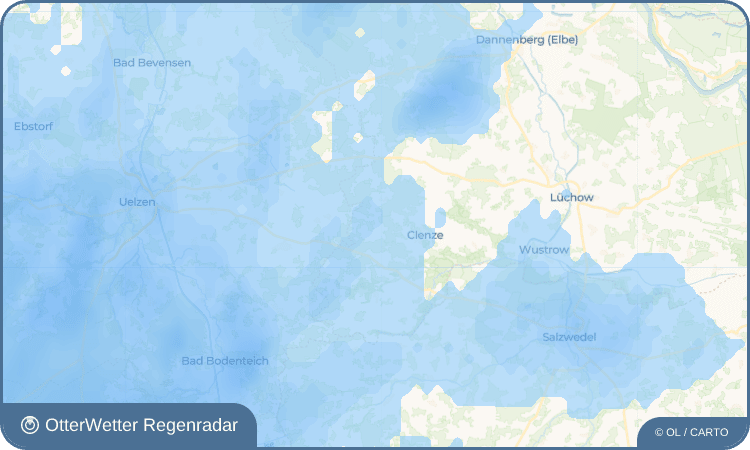 OtterWetter Regenradar-Widget Quartzau