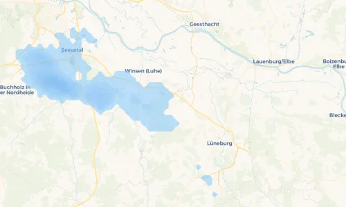 Regenradar Vorschaubild - Aktuelle Niederschläge in Radbruch und Umgebung