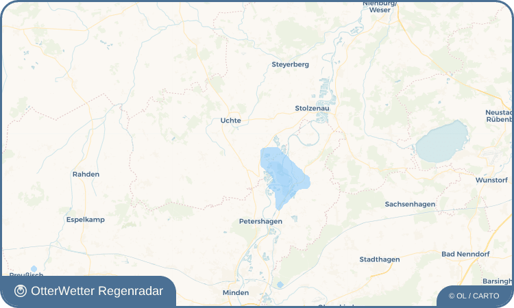 Widget-Vorschau für Raddestorf Wetter-Widget-Vorschau mit Vorhersagedaten für Raddestorf