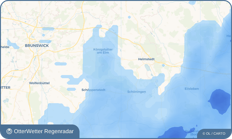 OtterWetter Regenradar-Widget Räbke