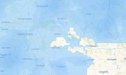 Regenradar Vorschaubild - Aktuelle Niederschläge in Ramhorst und Umgebung