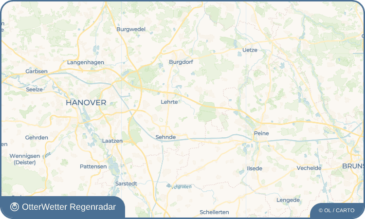 OtterWetter Regenradar-Widget Ramhorst