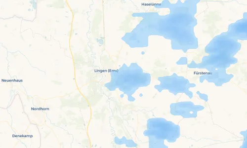 Regenradar Vorschaubild - Aktuelle Niederschläge in Ramsel und Umgebung