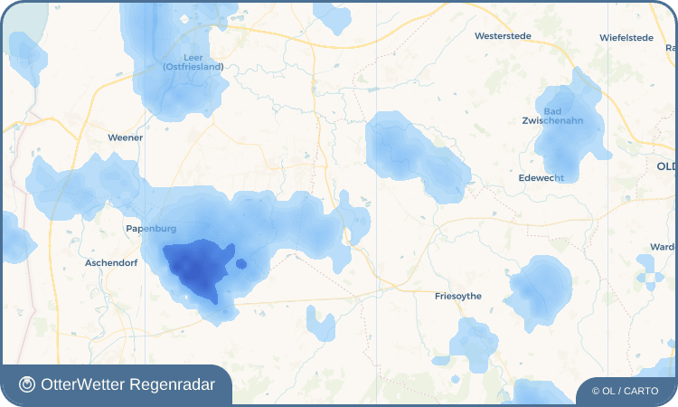 OtterWetter Regenradar-Widget Ramsloh - Roomelse
