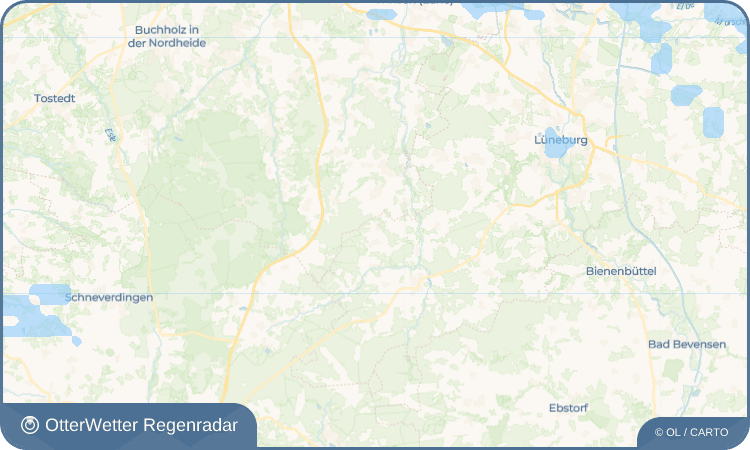 OtterWetter Regenradar-Widget Raven