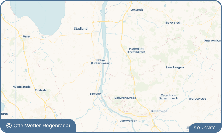 OtterWetter Regenradar-Widget Rechtebe