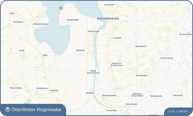 OtterWetter Regenradar-Widget Rechtenfleth