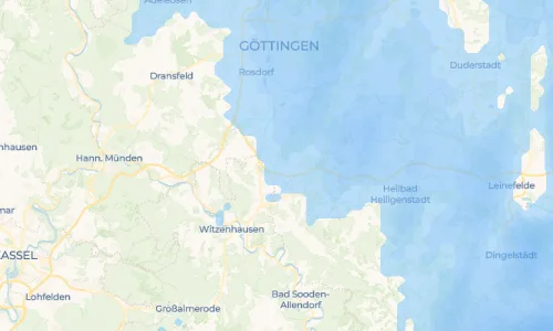Regenradar-Vorschau: aktuelle Niederschläge in Reckershausen und Umgebung