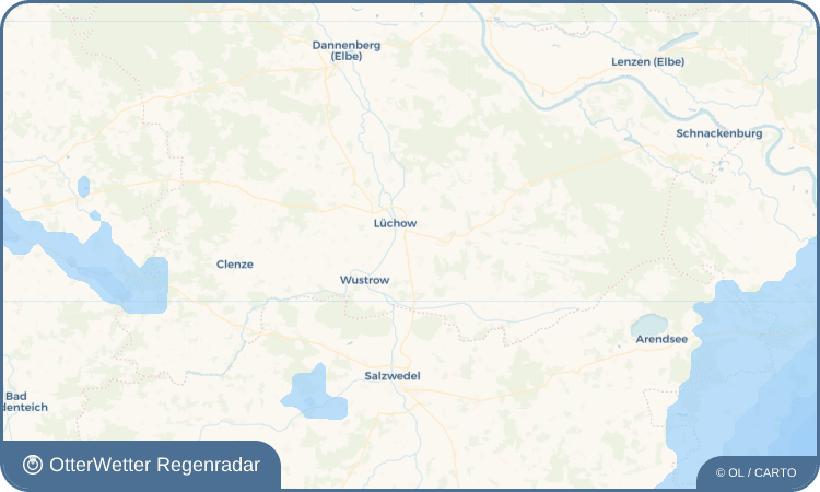 OtterWetter Regenradar-Widget Reddebeitz
