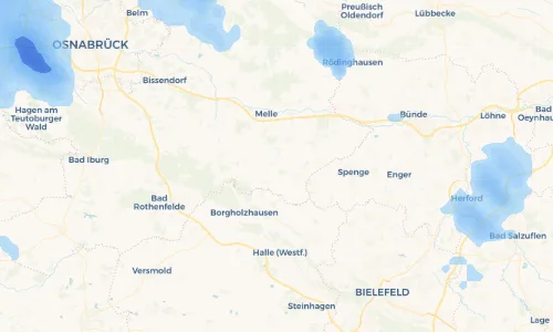 Regenradar Vorschaubild - Aktuelle Niederschläge in Redecke und Umgebung