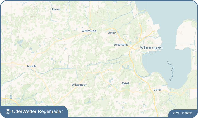 OtterWetter Regenradar-Widget Reepsholt