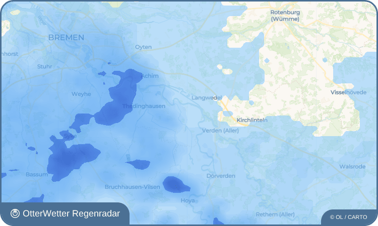 Widget-Vorschau für Reer Wetter-Widget-Vorschau mit Vorhersagedaten für Reer