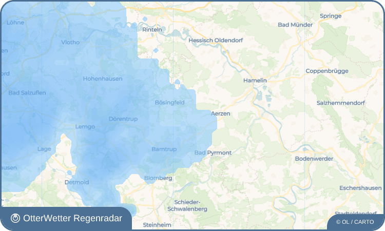 OtterWetter Regenradar-Widget Reinerbeck