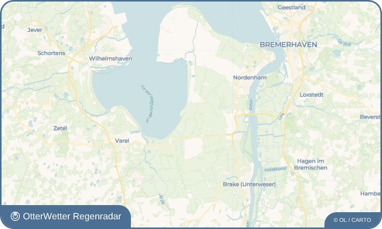 OtterWetter Regenradar-Widget Reitland