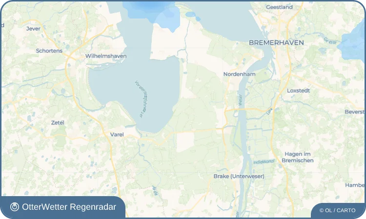 Wetter-Widget-Vorschau mit Vorhersagedaten für Reitland