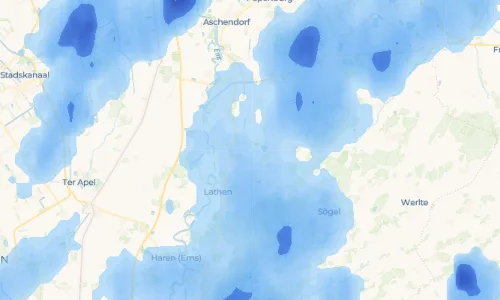 Regenradar Vorschaubild - Aktuelle Niederschläge in Renkenberge und Umgebung