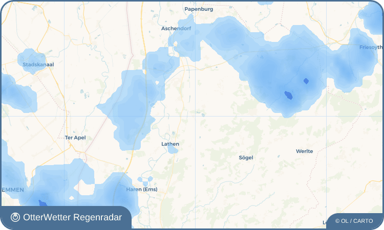 OtterWetter Regenradar-Widget Renkenberge