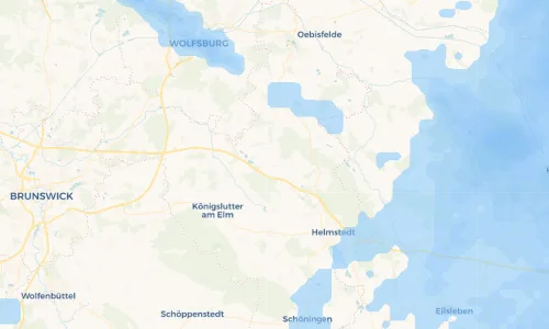 Regenradar Vorschaubild - Aktuelle Niederschläge in Rennau und Umgebung