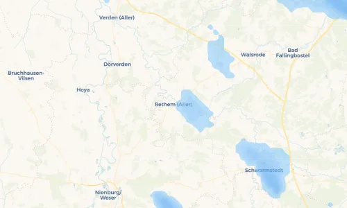 Regenradar Vorschaubild - Aktuelle Niederschläge in Rethem (Aller) und Umgebung