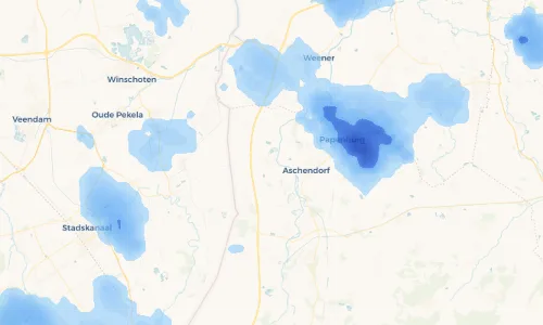 Regenradar Vorschaubild - Aktuelle Niederschläge in Rhede (Ems) und Umgebung